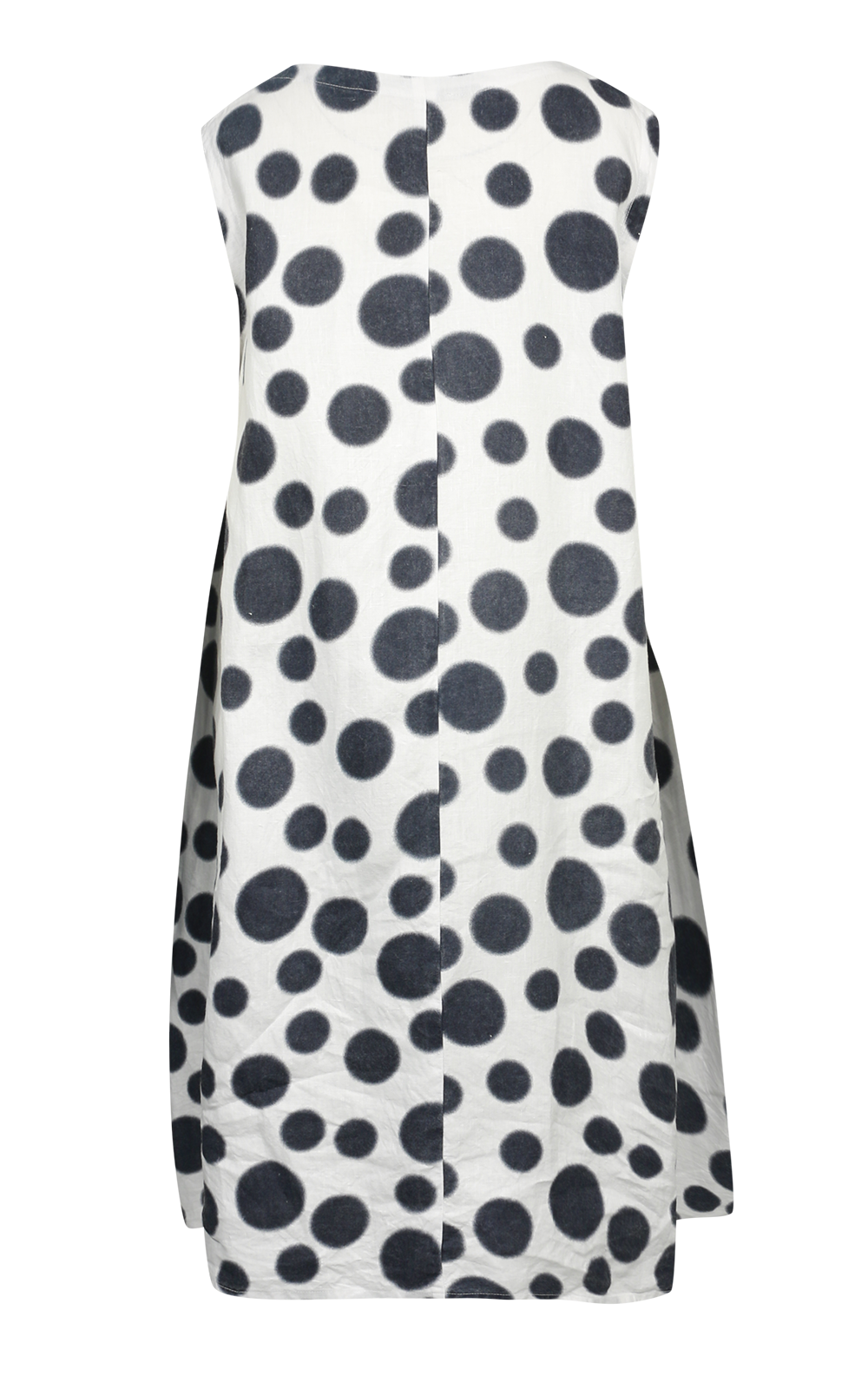 Fuzzy Dot Fold Dress product photo.