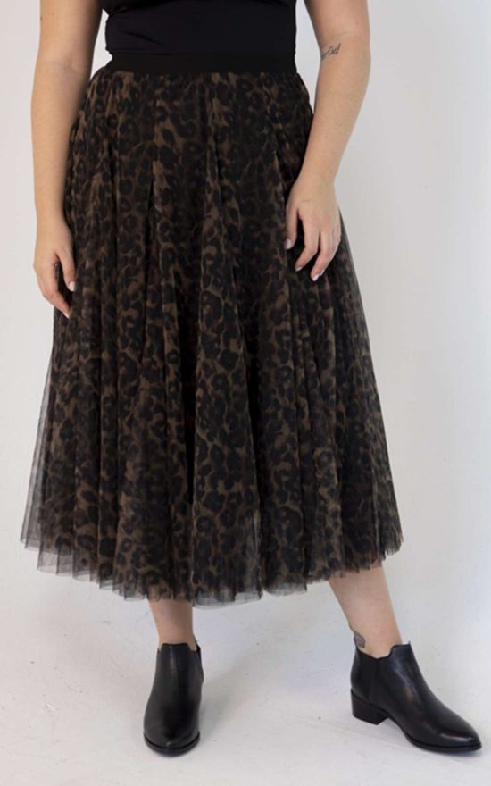 Tulle Skirt product photo.