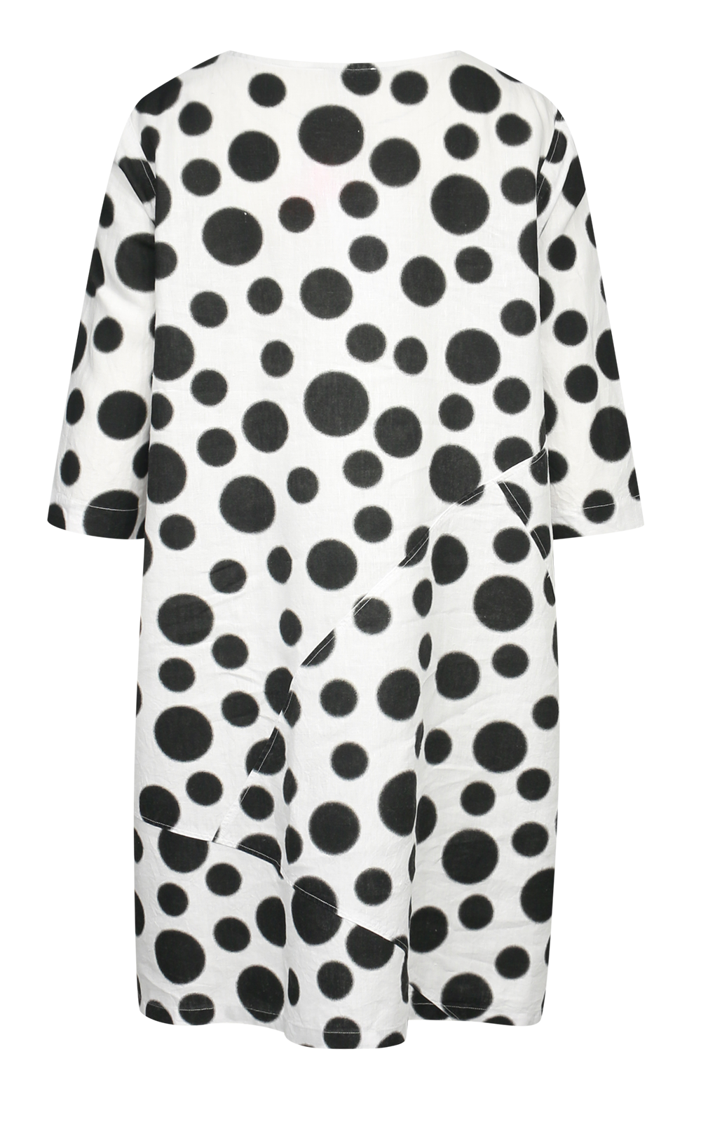 Fuzzy Dot Quarter Dress product photo.