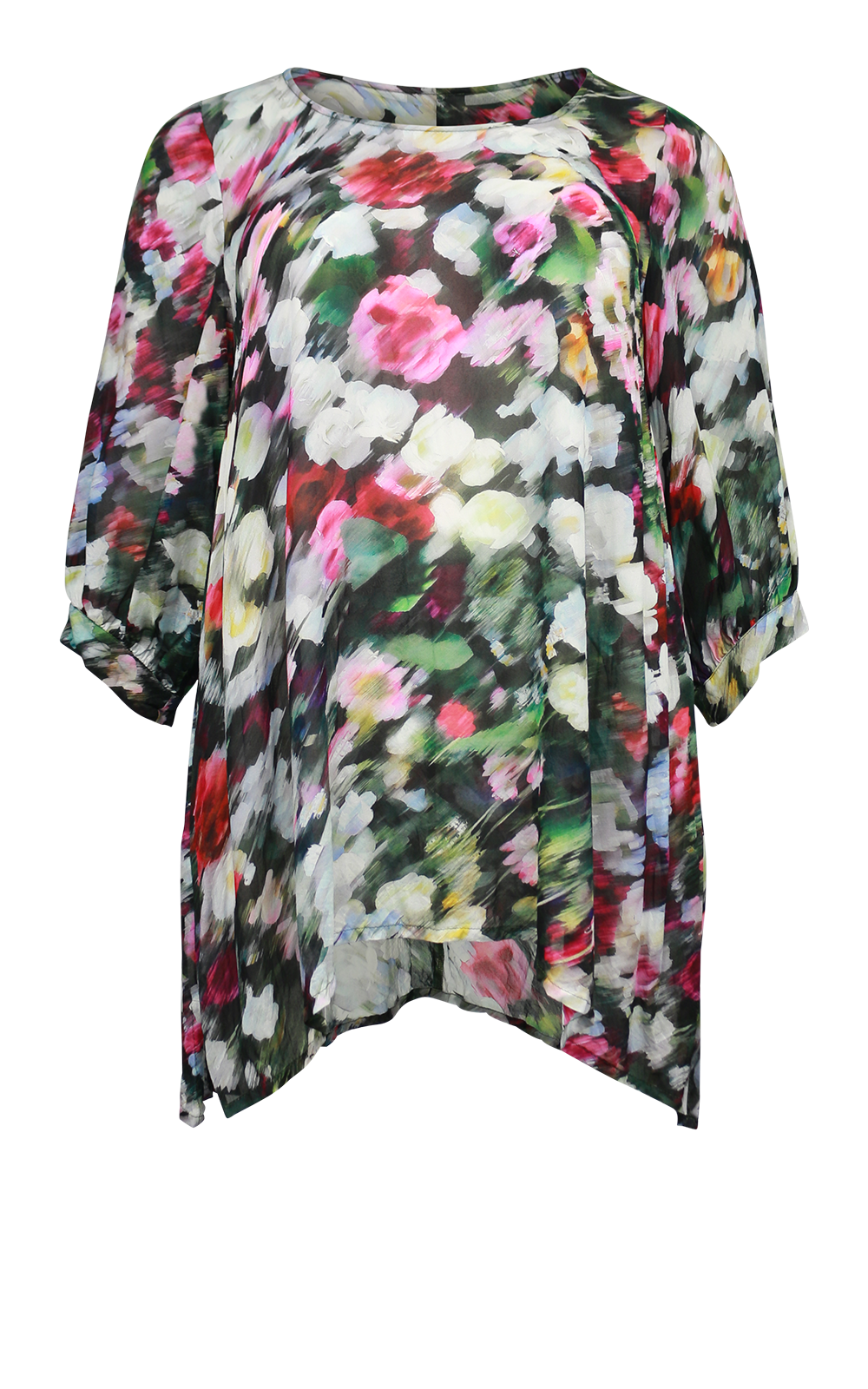 Nova Blouse Meadow Print product photo.