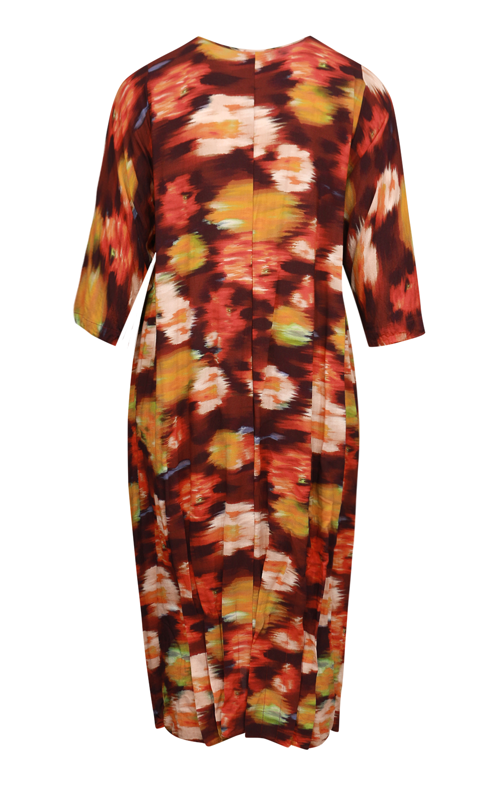 Long Tuck Hem Dress In Cdc product photo.