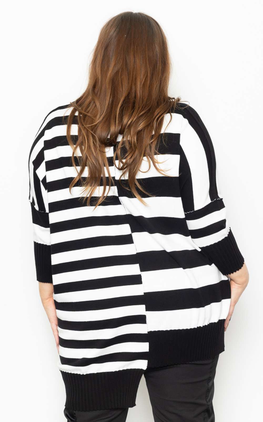 Stripe Knit Top product photo.