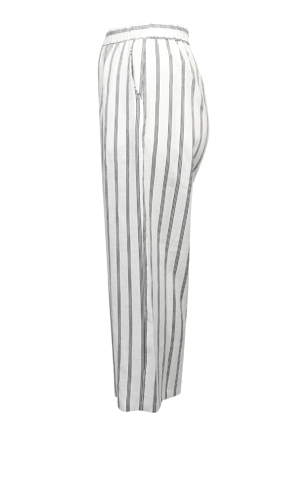 Pace Pant In Tri Stripe Linen product photo.