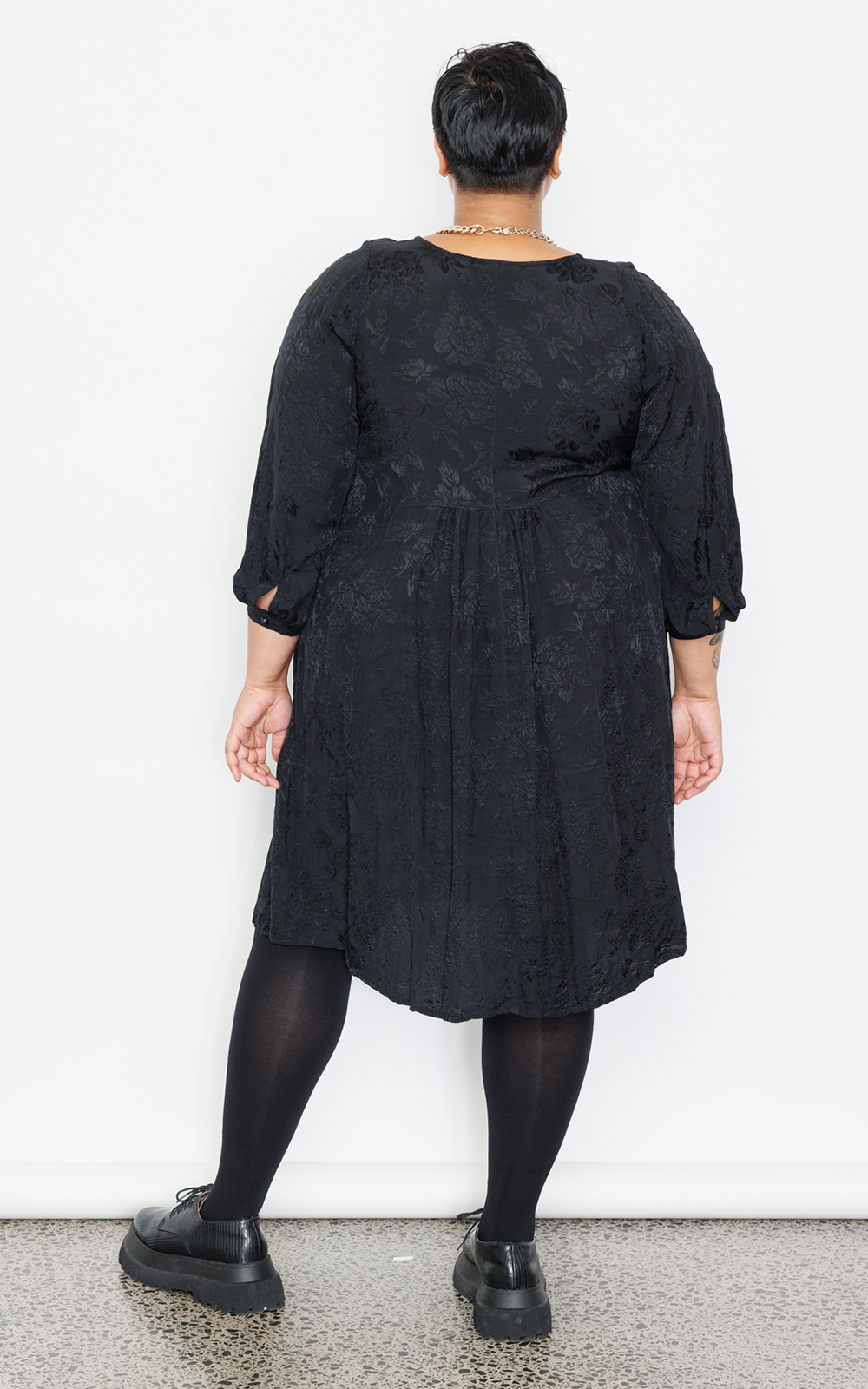 Liv Dress In Jacquard product photo.