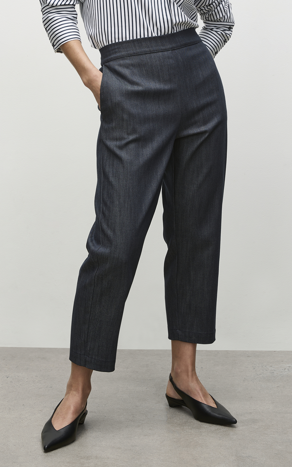 Tapered Flat Pant product photo.