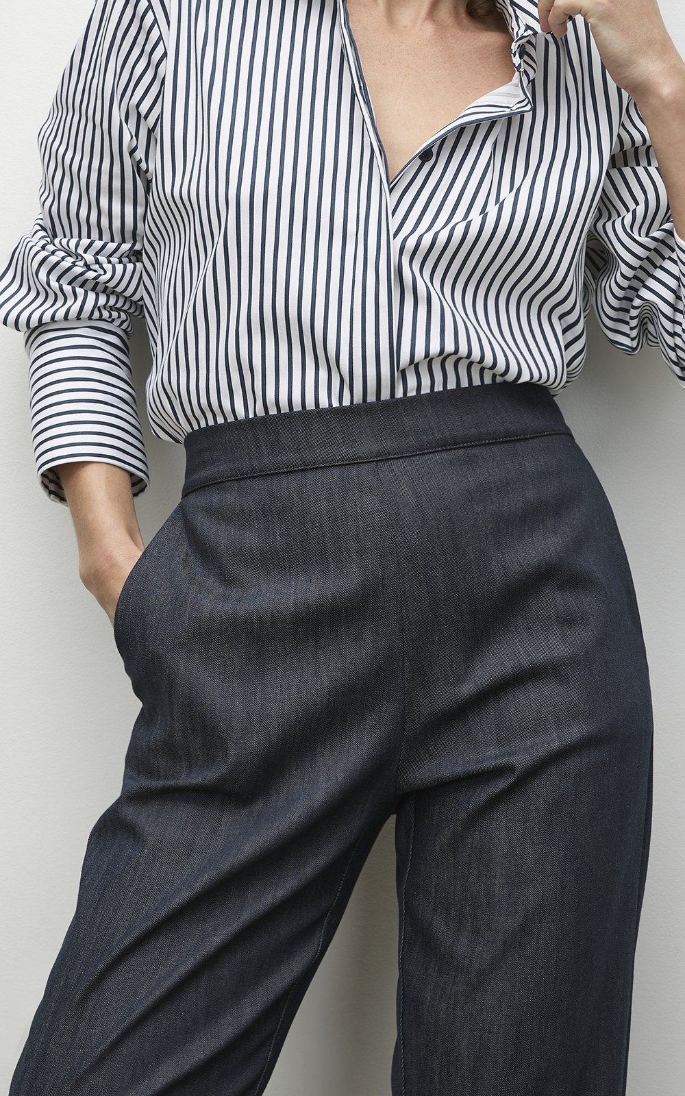 Tapered Flat Pant product photo.