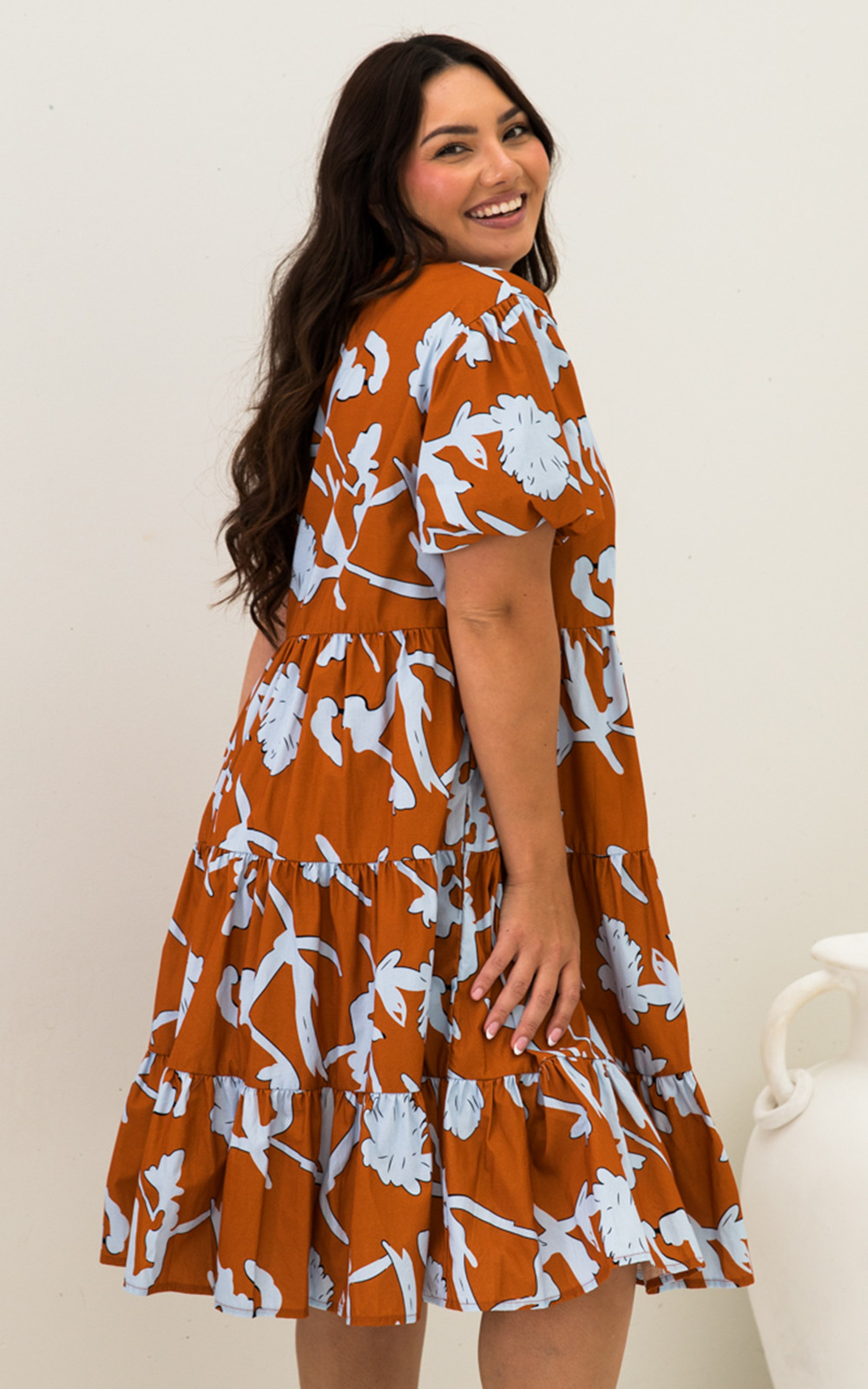 Kiki Dress In Myrtle product photo.