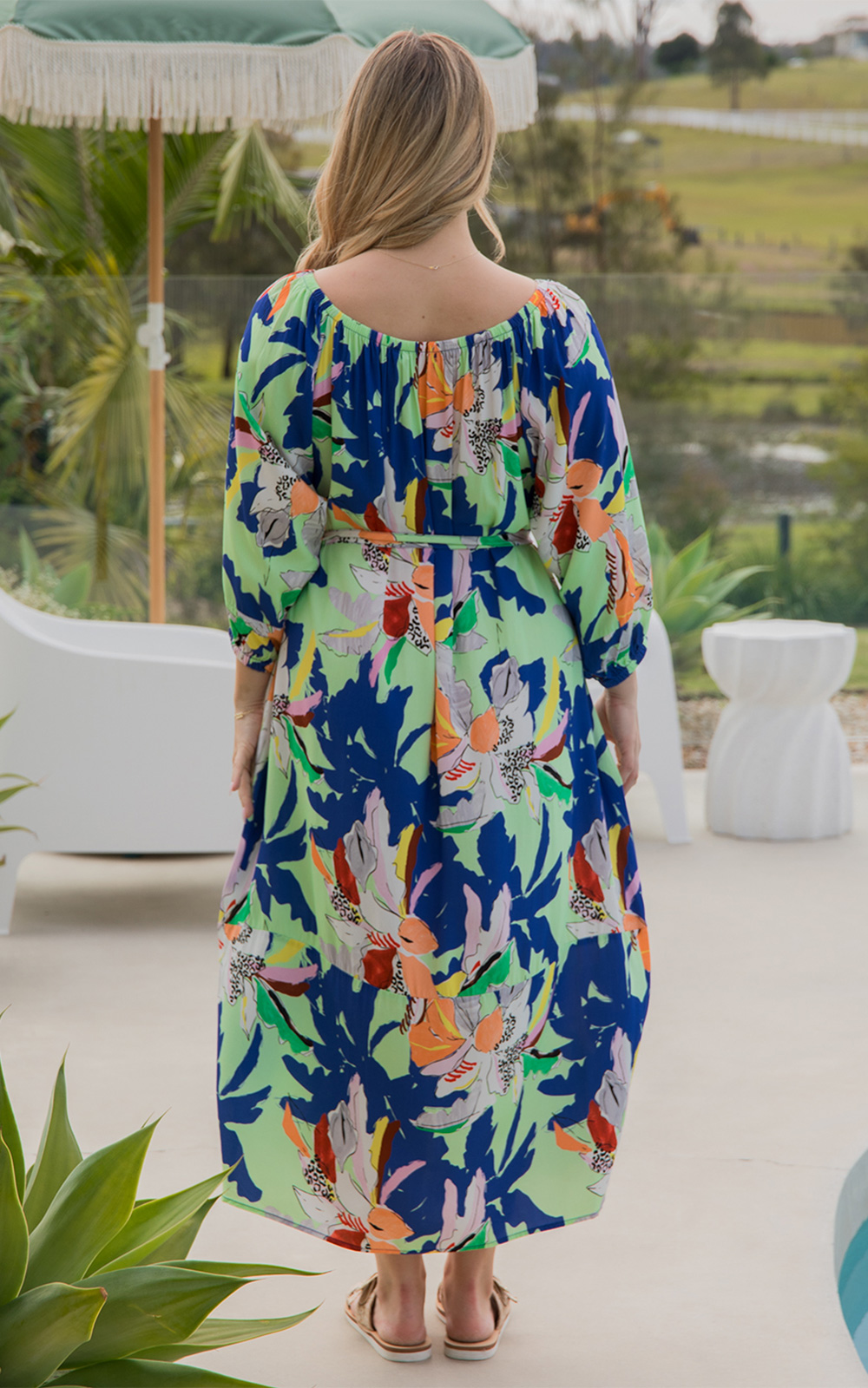 Ava Dress In Getaway product photo.