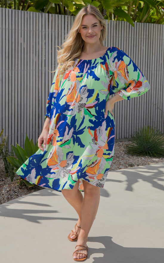 Avalon Dress In Getaway product photo.