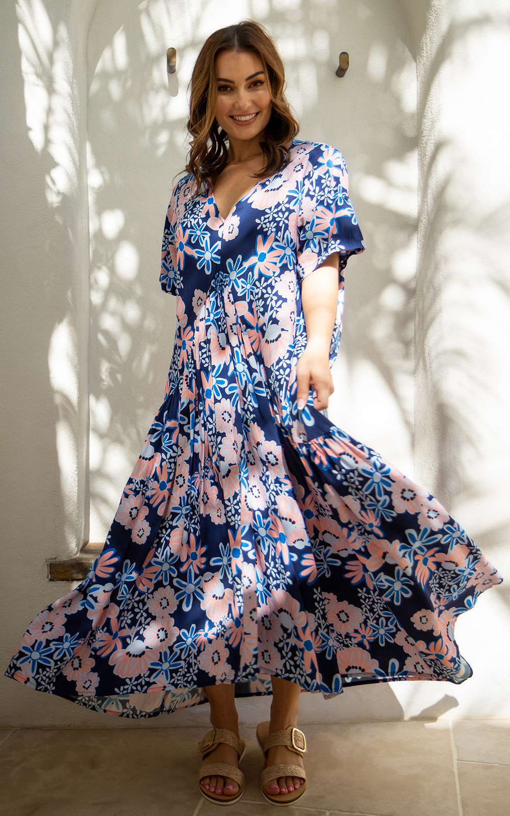 S/S Peak Maxi Dress product photo.