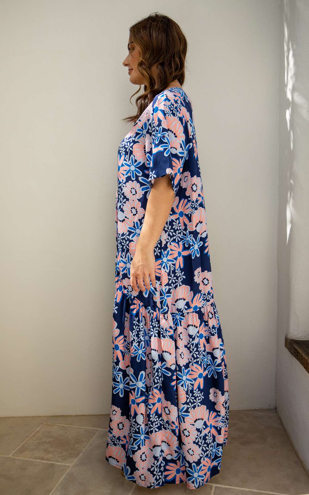 S/S Peak Maxi Dress product photo.