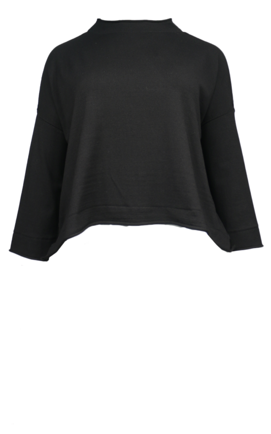 Mock White Shirt Jumper product photo.