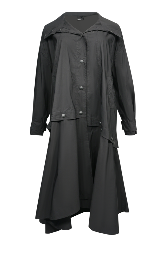 Pluma Trench Coat product photo.