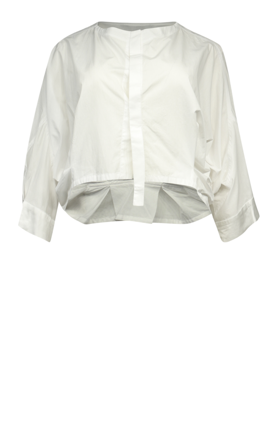 Amakusa Crop Tuck Shirt product photo.