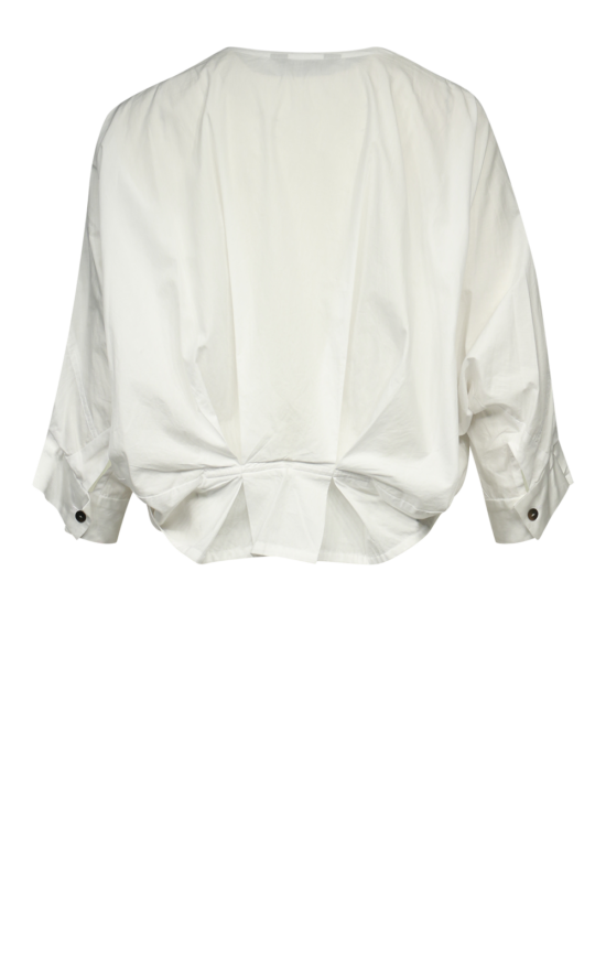 Amakusa Crop Tuck Shirt product photo.