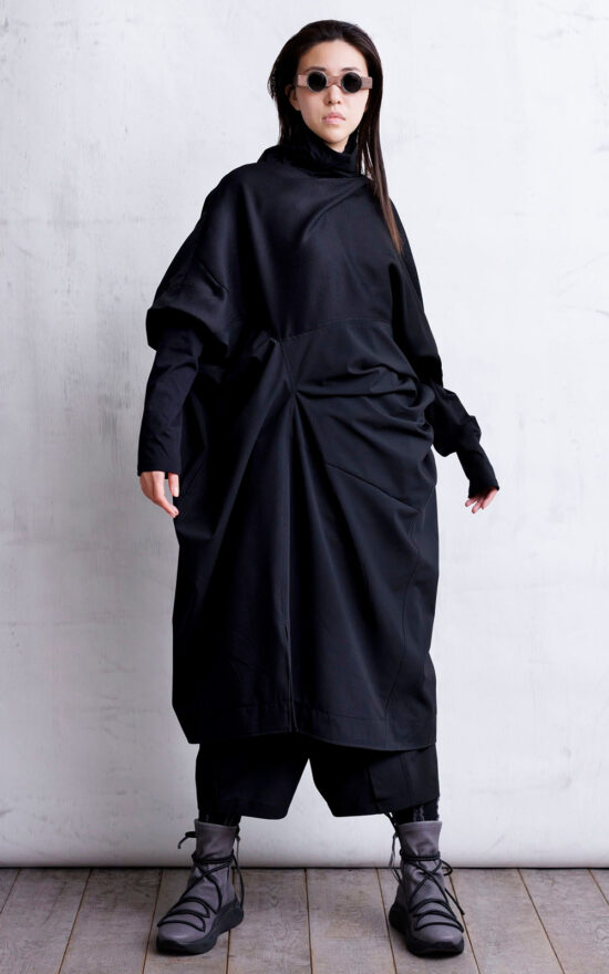 Jomon Cowl Dress product photo.