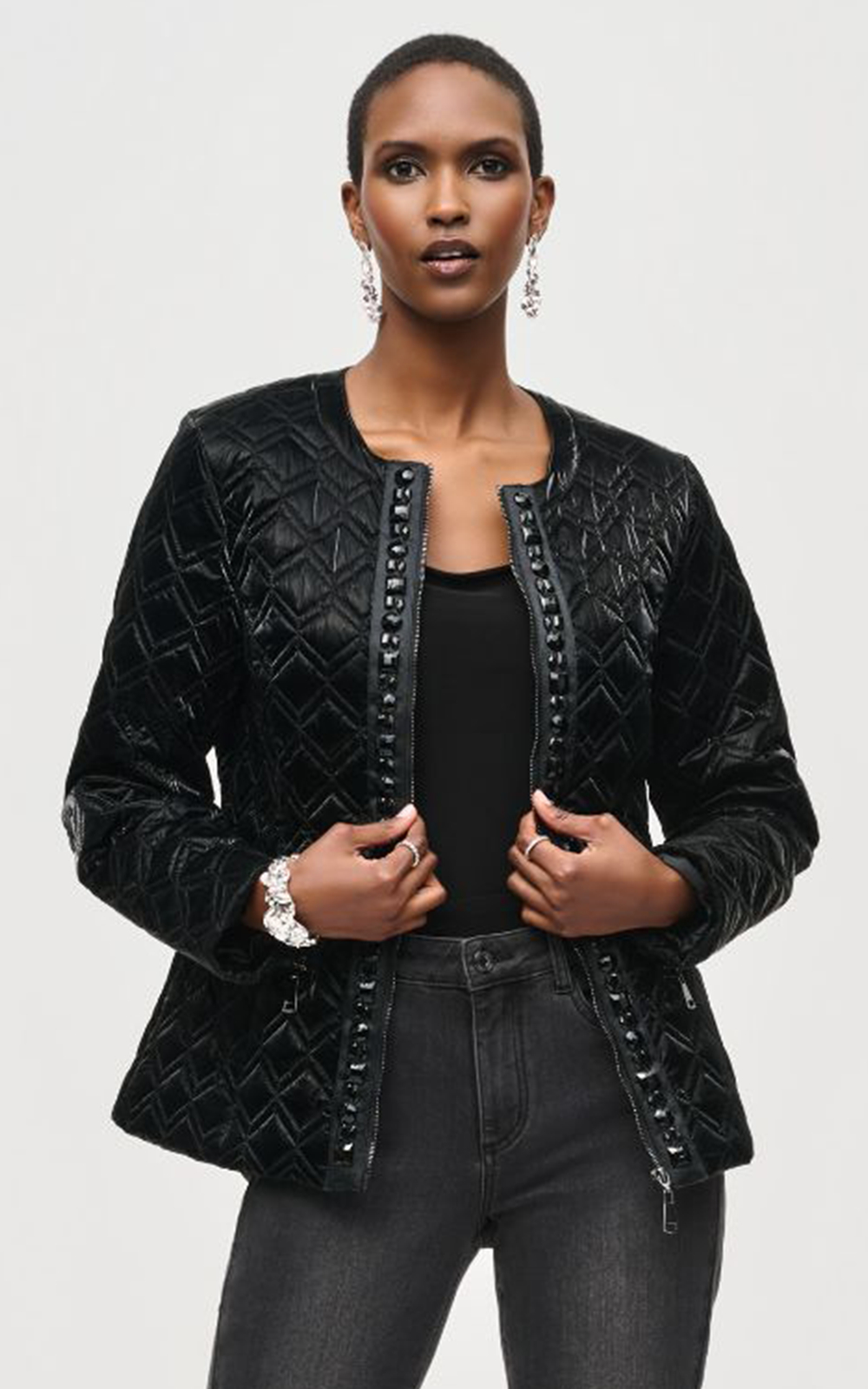 Quilted Gem Jacket product photo.