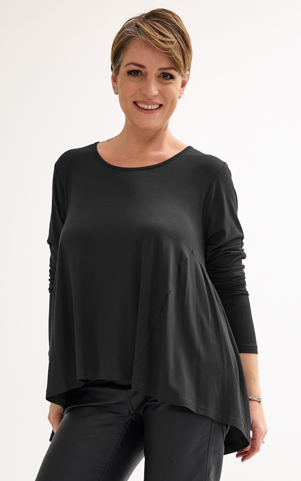 Meltem Long Sleeve Top product photo.