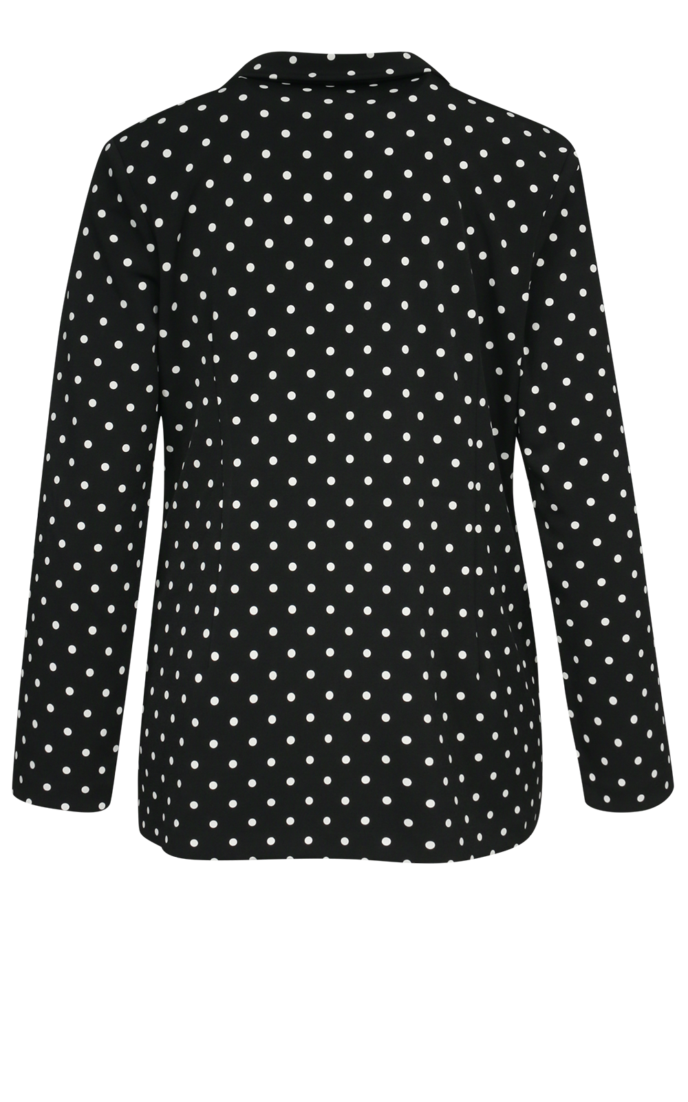 Silky Knit Dot Blazer  product photo.