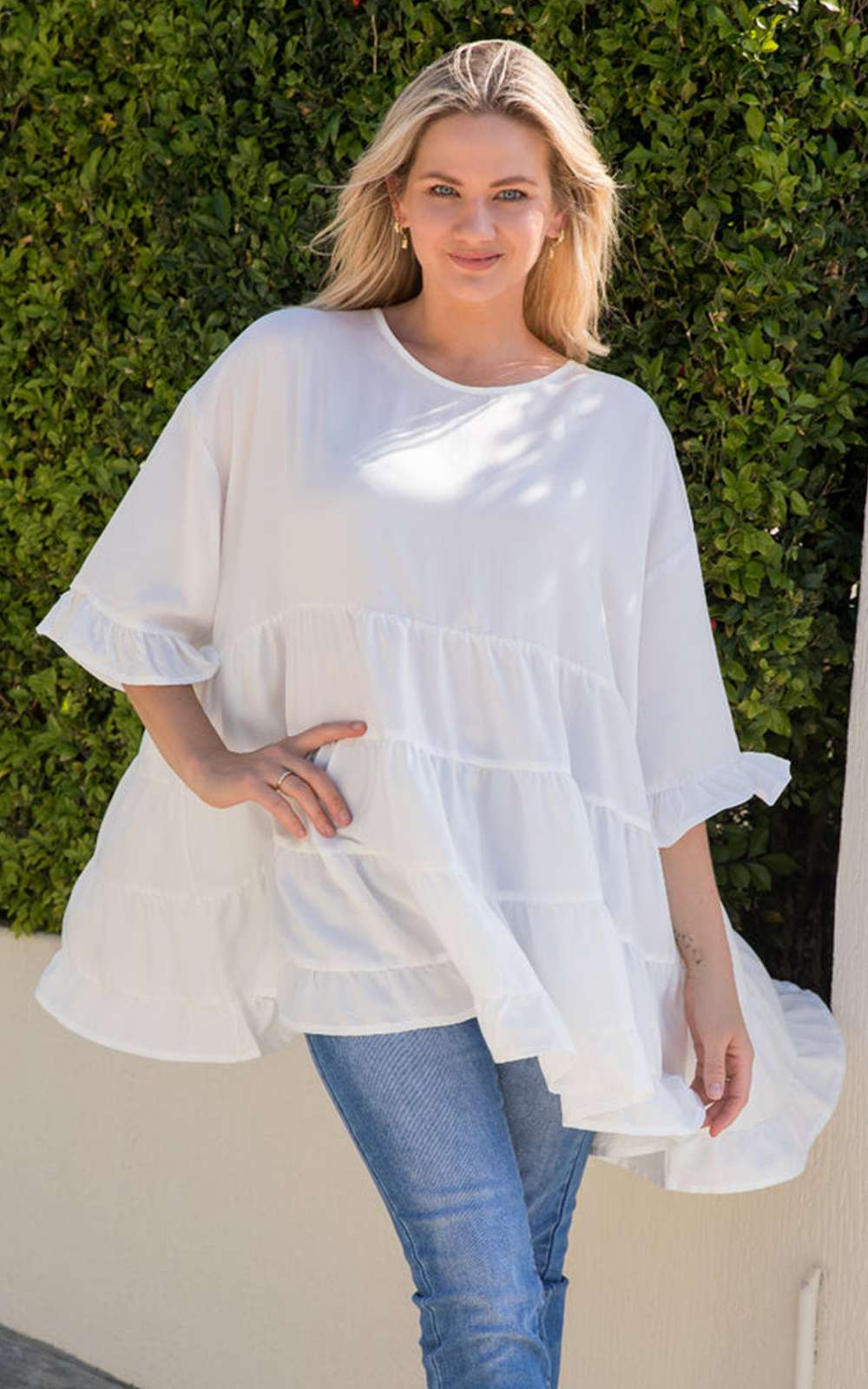 Sofia Top In Tencel product photo.