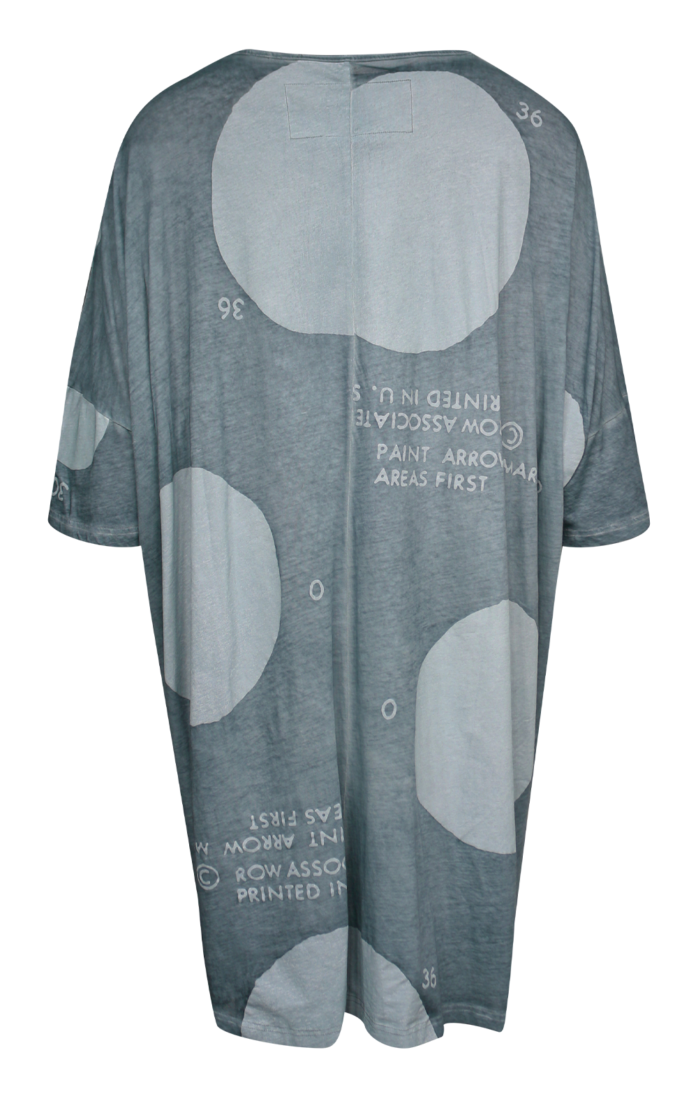 Print Dot Tunic In Cotton Knit product photo.