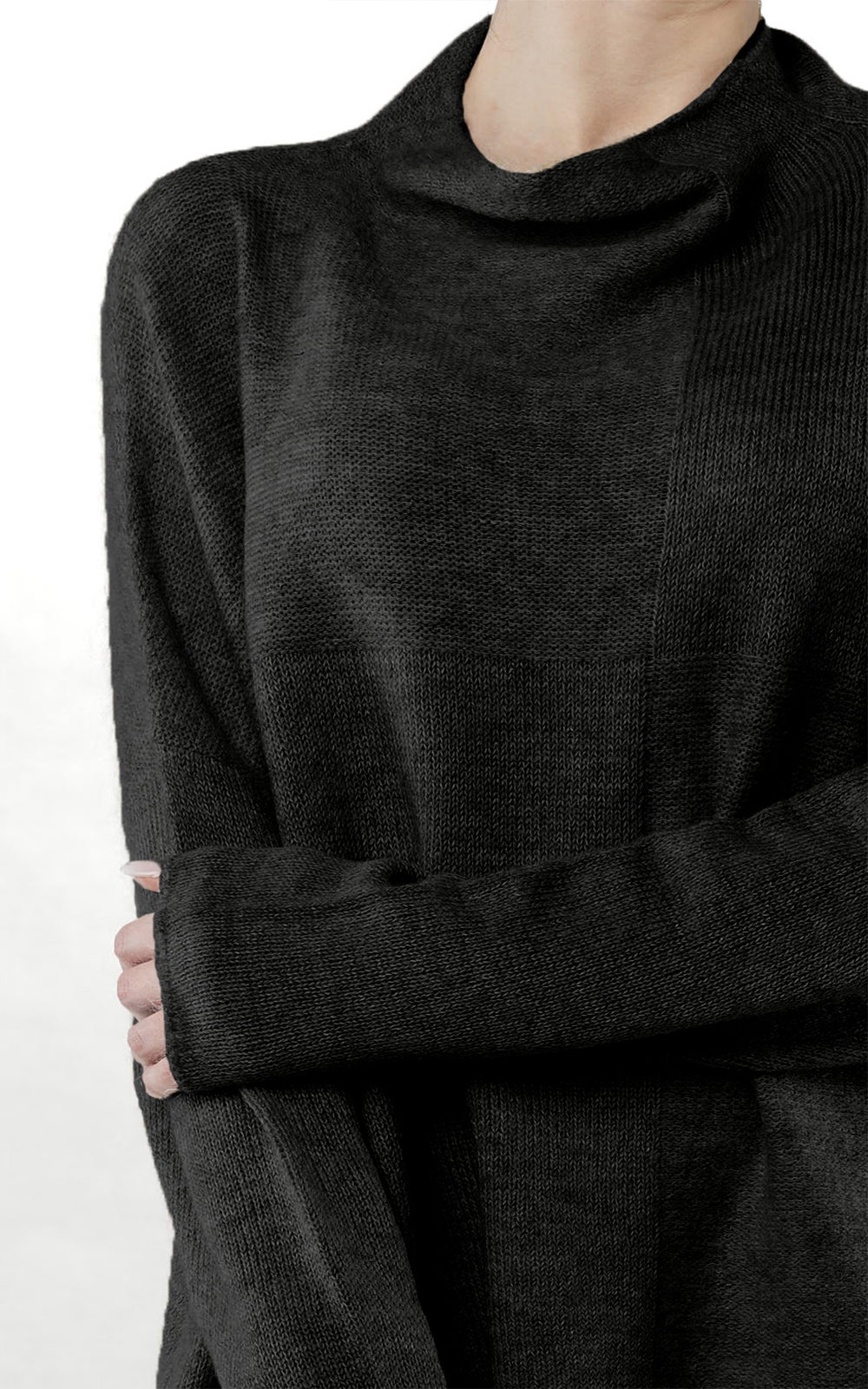 Square Knit Jumper product photo.