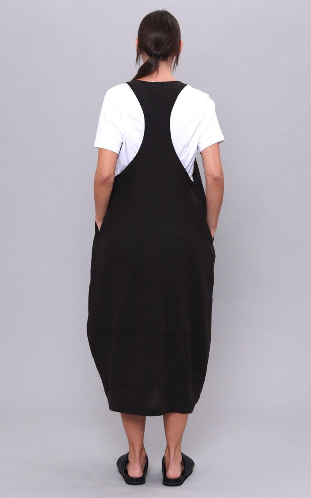 Linen Pinafore product photo.