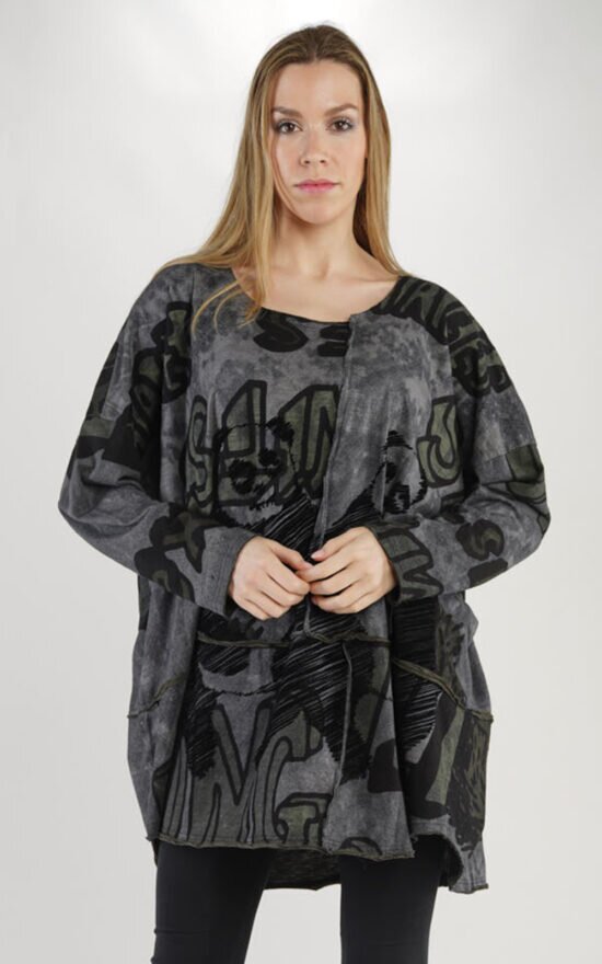 Panda Flock Tunic product photo.