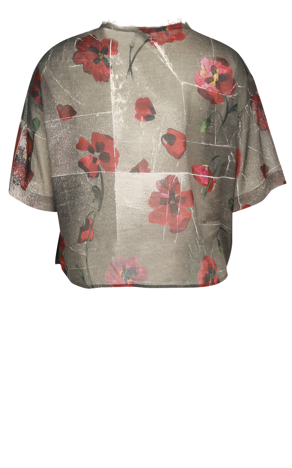 Ciudad Top In Voile Cotton Print product photo.