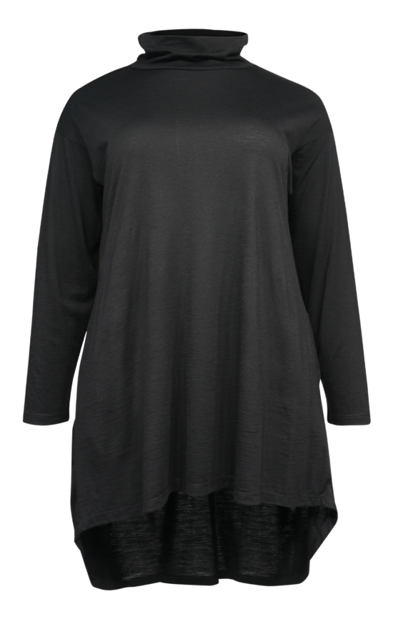 Merino Pleat Back Tunic product photo.