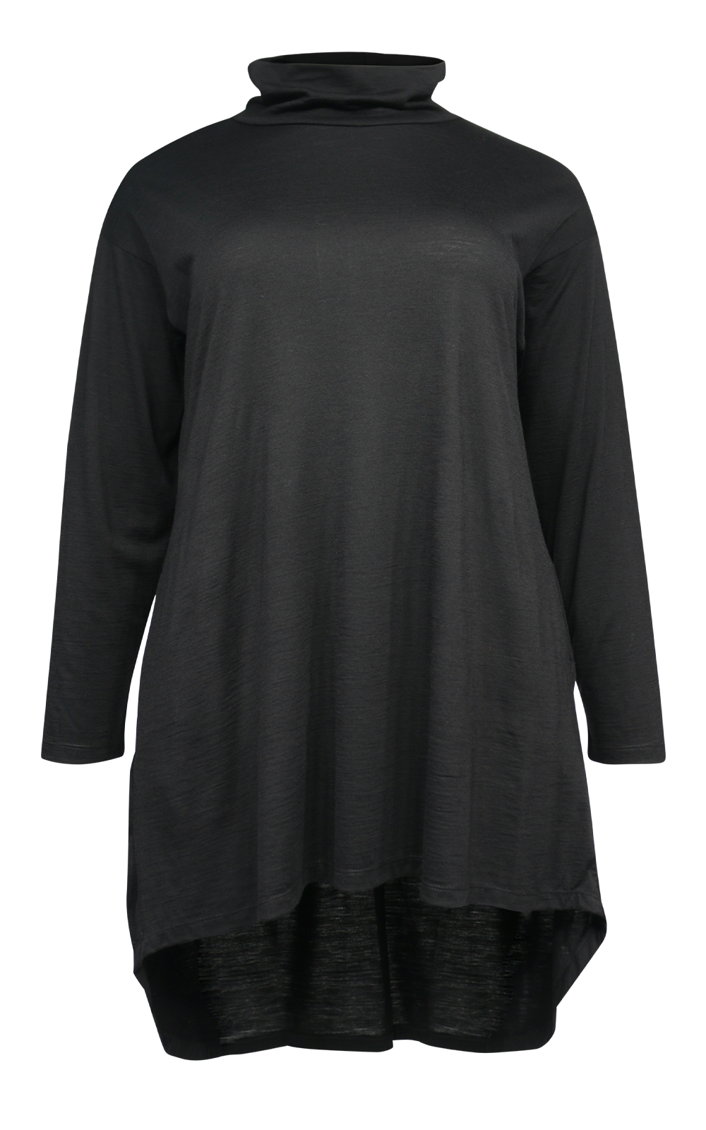 Merino Pleat Back Tunic product photo.