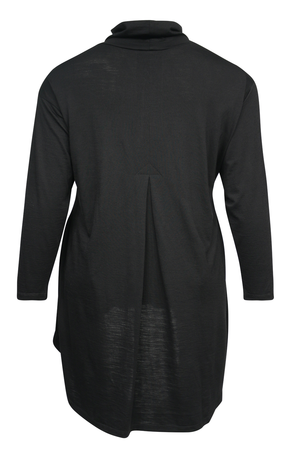 Merino Pleat Back Tunic product photo.