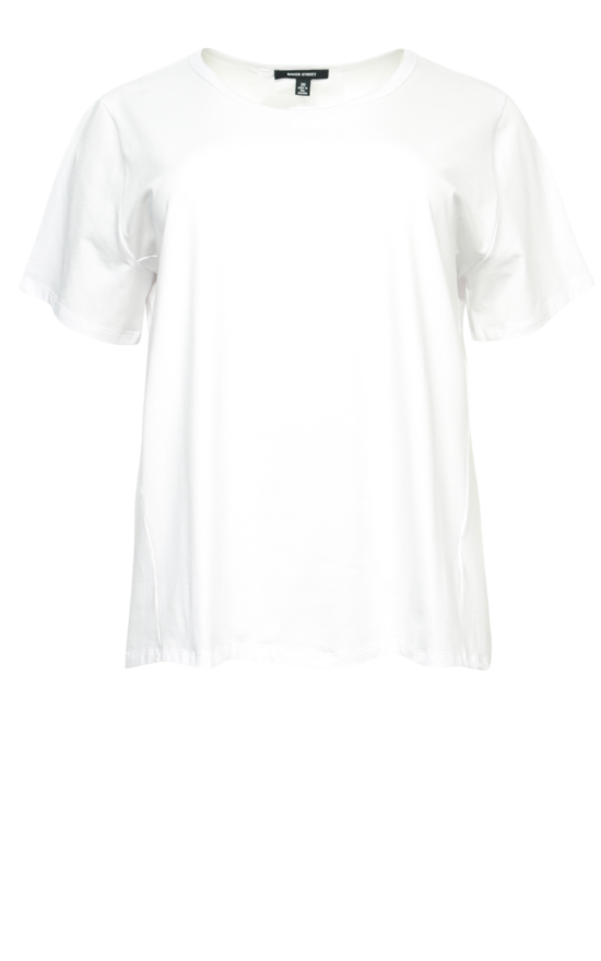 Pleat Back Tee product photo.