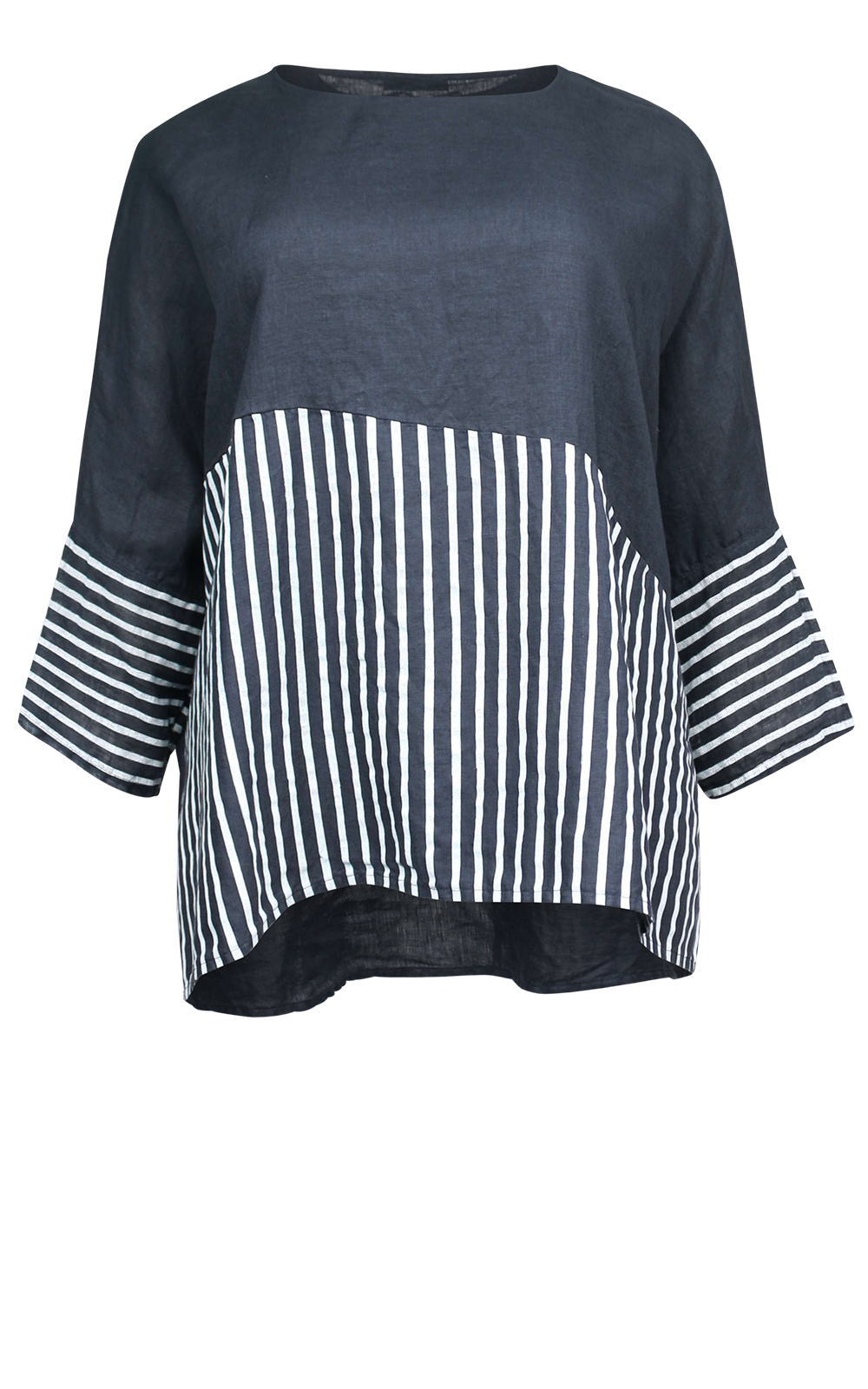 Sky Stripe Top product photo.