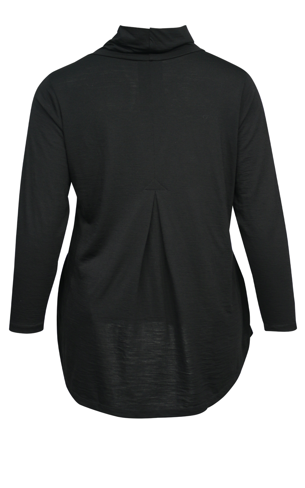 Big Cross Merino Turtle Neck Top product photo.