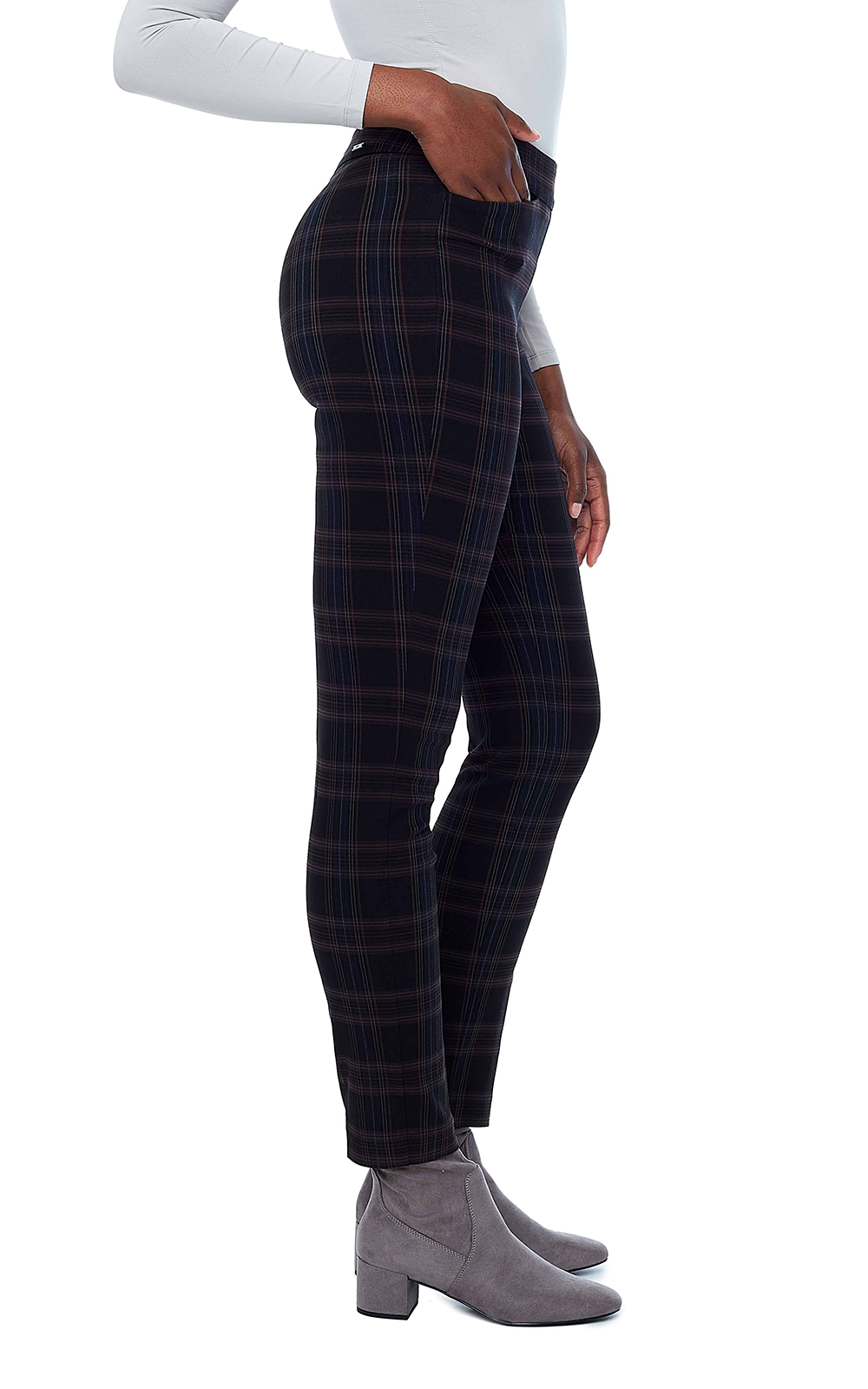 Slim F/L Pant-Dunbar Check product photo.