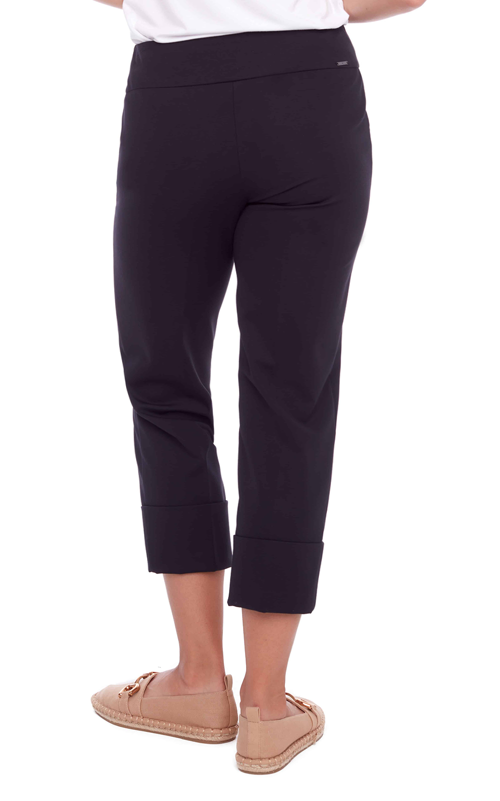 Cuffed Crop Pant product photo.