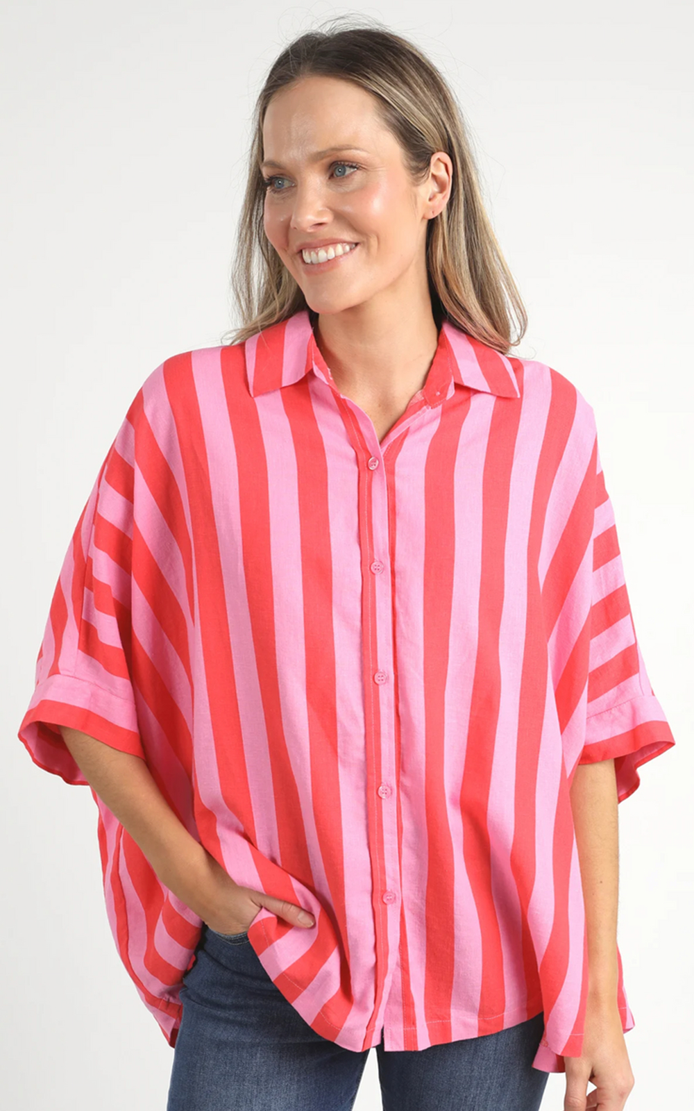 Palermo Stripe Shirt product photo.