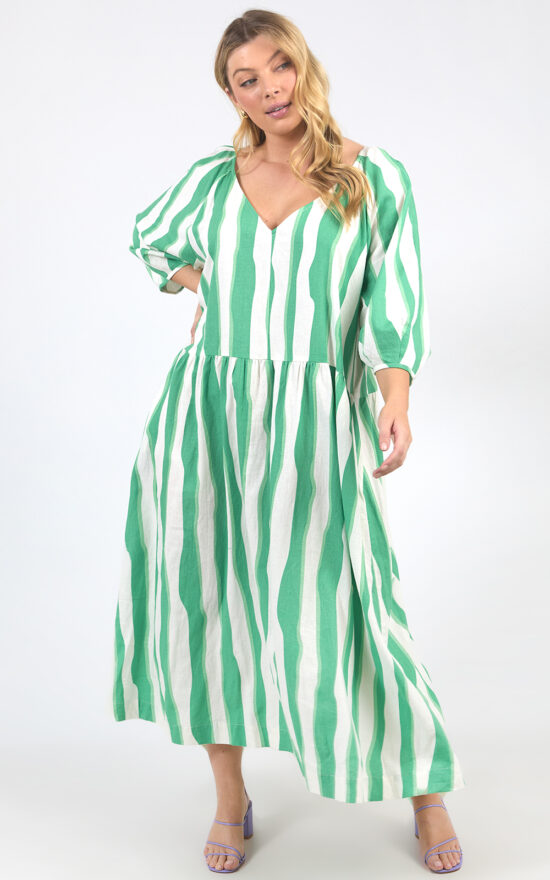 Spritz Stripe Dress  product photo.