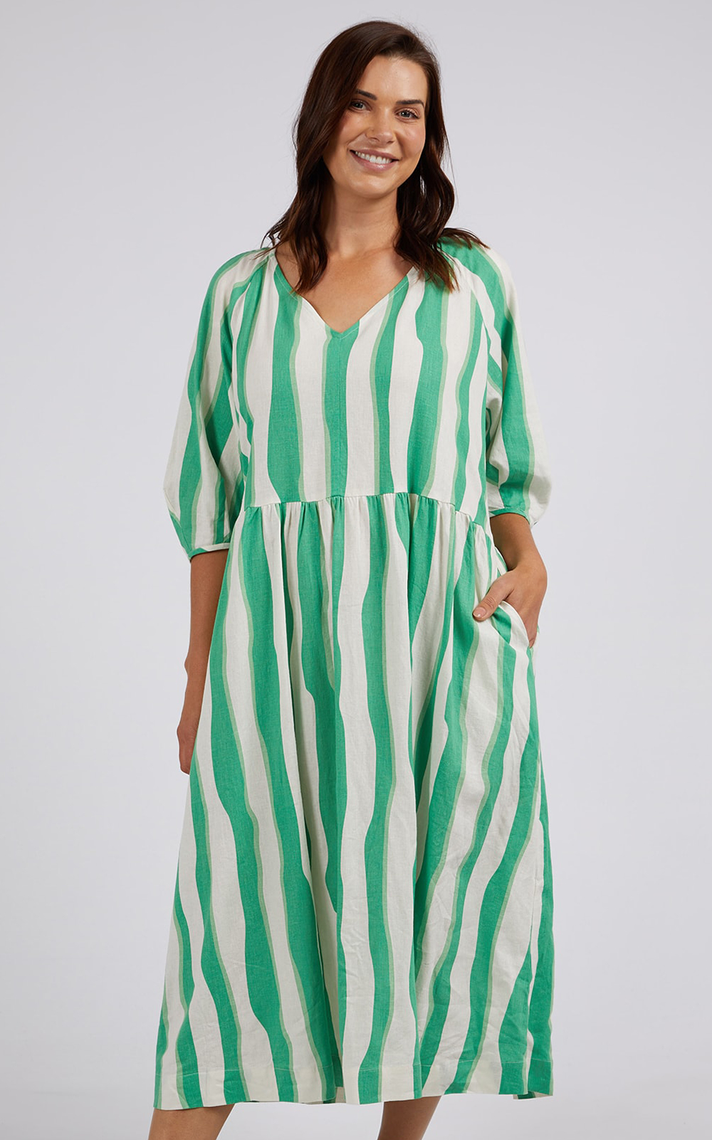 Spritz Stripe Dress  product photo.