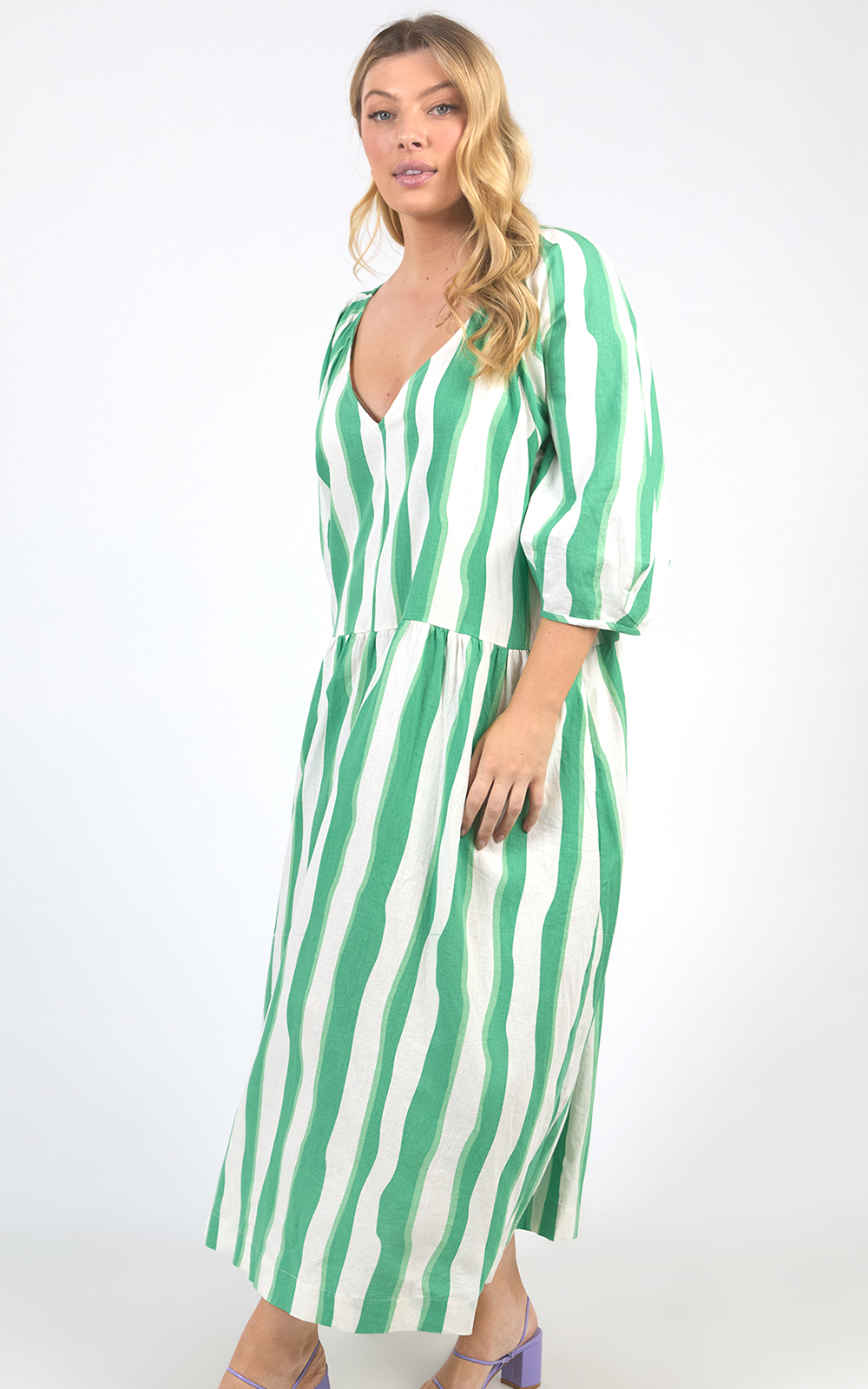 Spritz Stripe Dress  product photo.