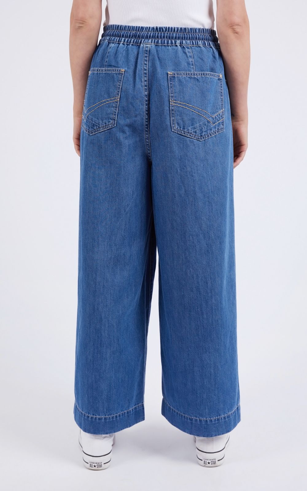 Alora Wide Leg Jean product photo.