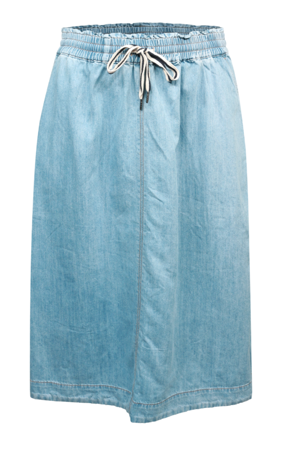 Greta Denim Skirt product photo.