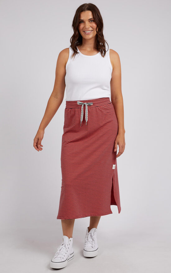 Travel Skirt In Stripe product photo.