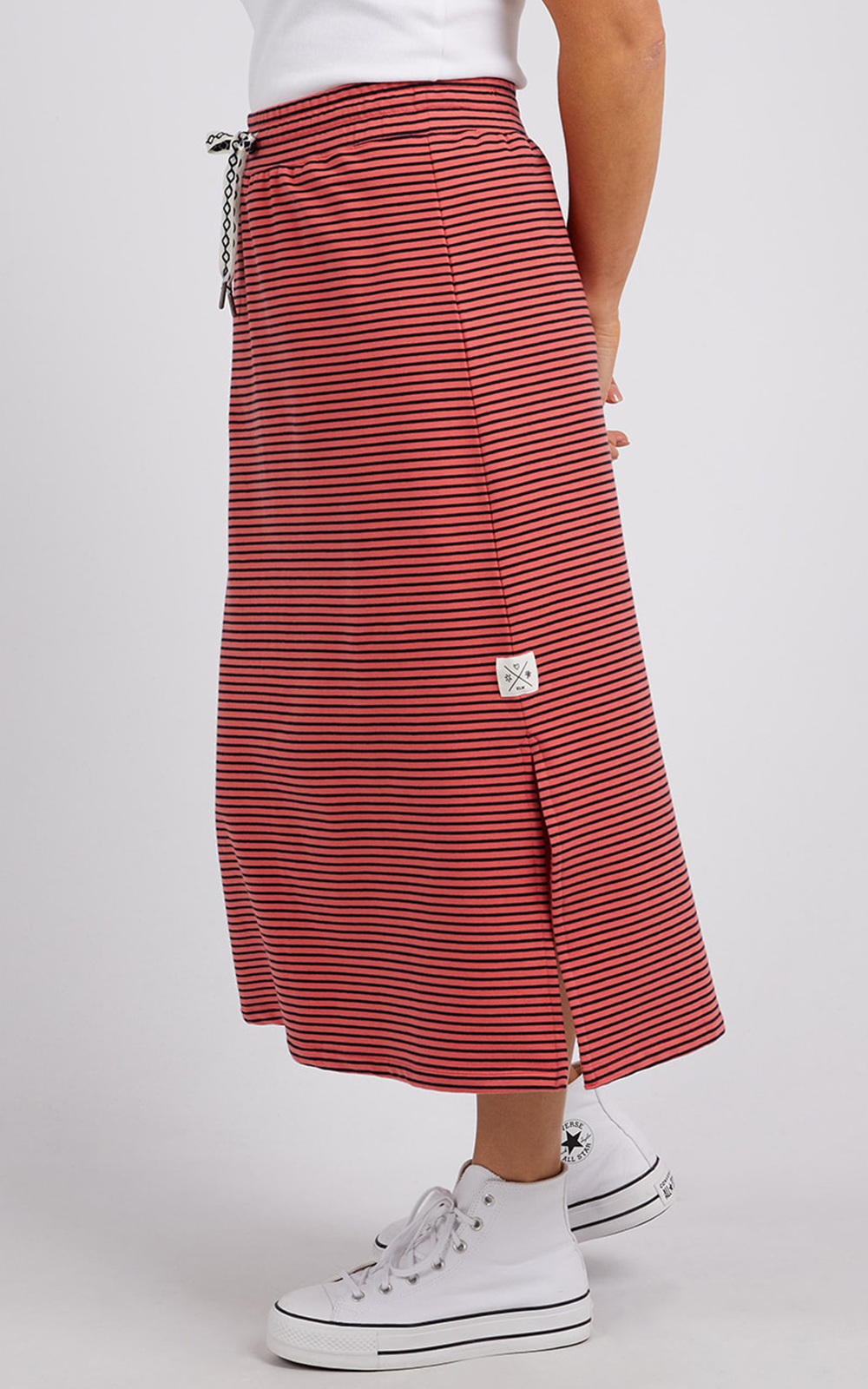 Travel Skirt In Stripe product photo.