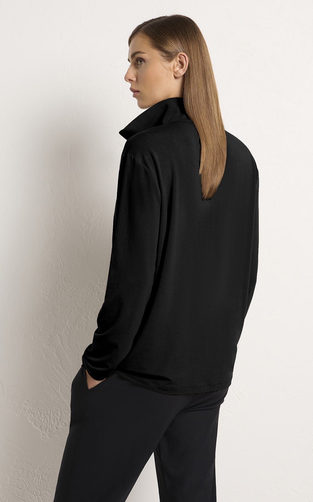 Half Zip Sweater product photo.