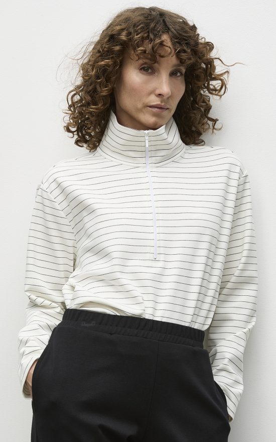 Zip Front Sweater product photo.