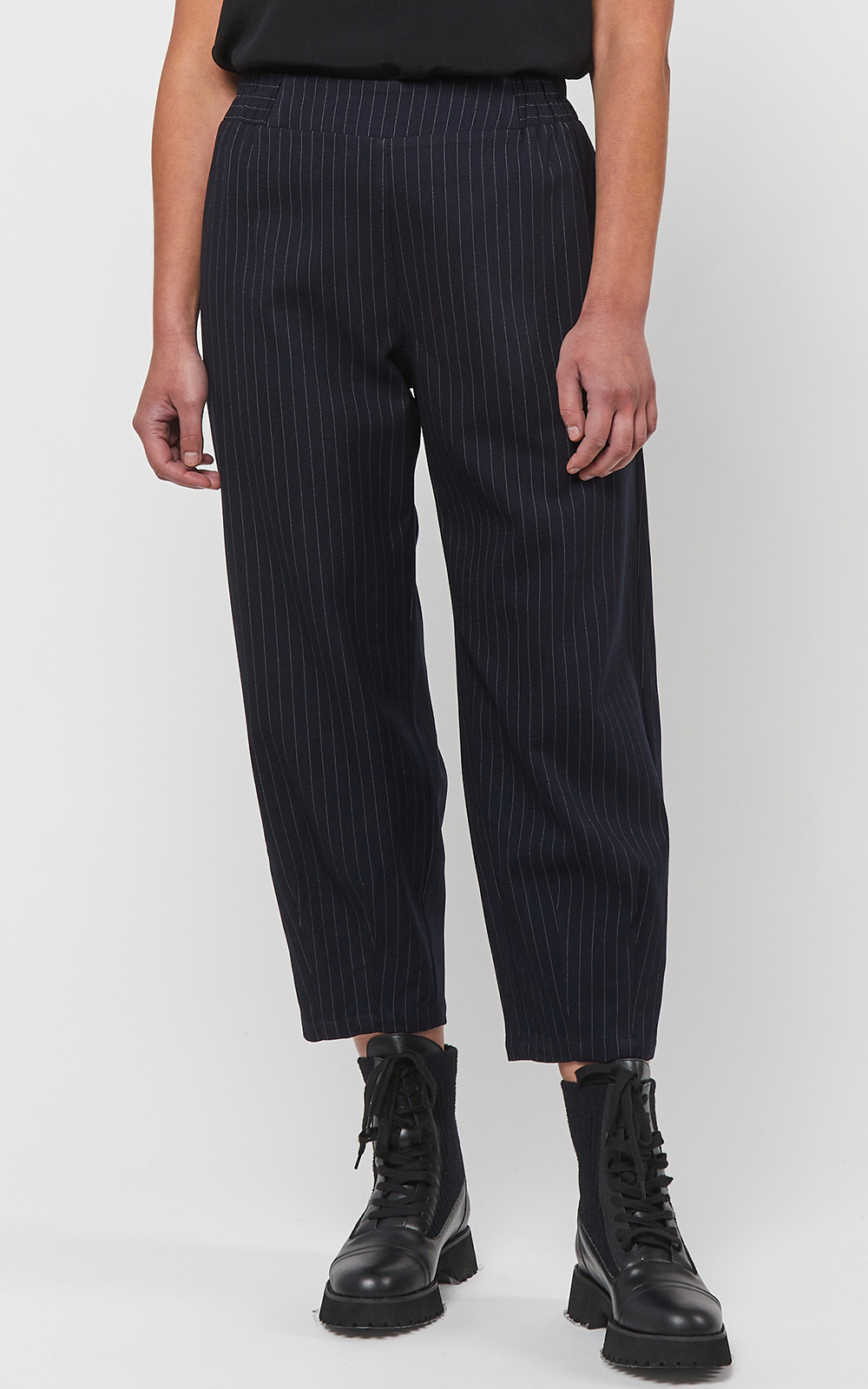 Pinstripe Devon Pant product photo.