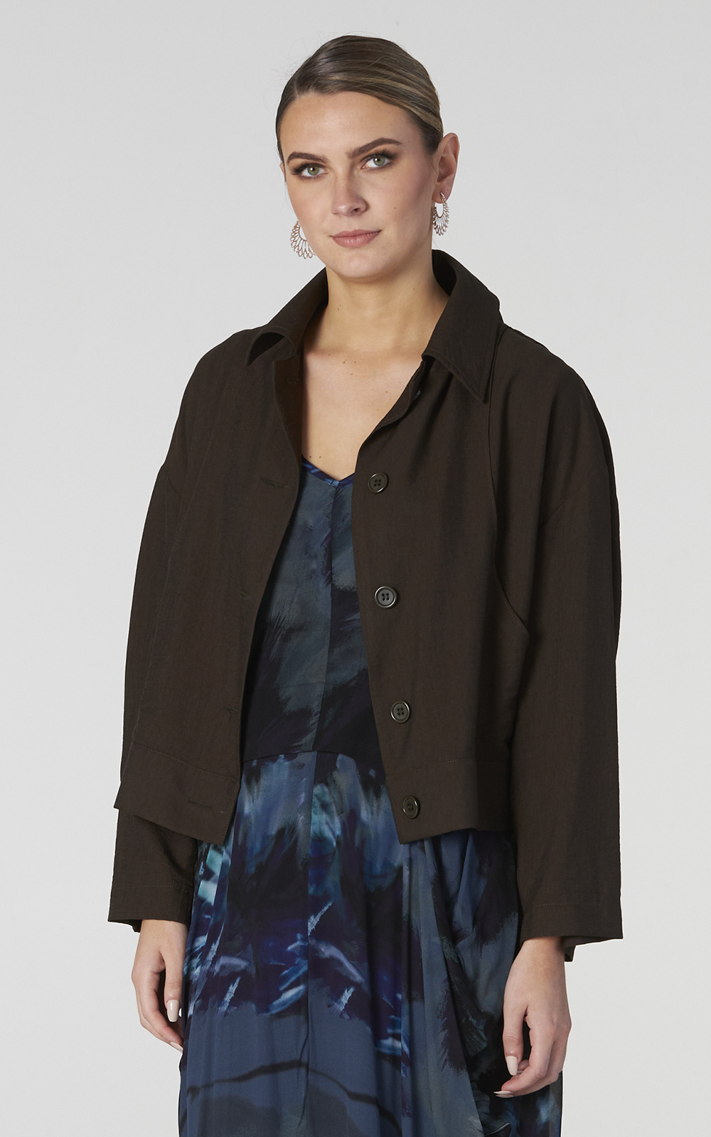 Tokyo Pleat Jacket product photo.