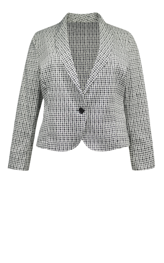 Ginza Jacquard Blazer product photo.